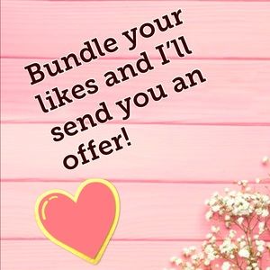 Bundle your items and I’ll send you an offer!❤️